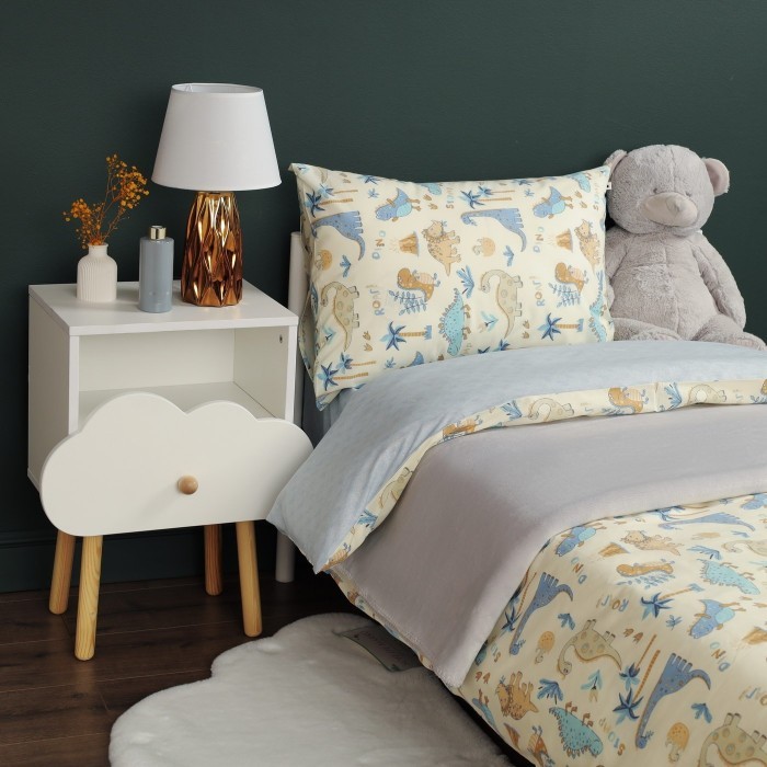 Динозавры (желтый) Комплект постельного белья детский Siberia