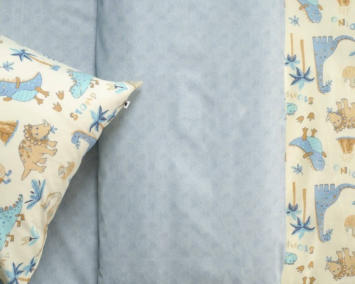 Динозавры (желтый) Комплект постельного белья детский Siberia