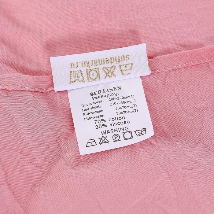 Мираж (бордо) Комплект постельного белья жатка Евро 4н