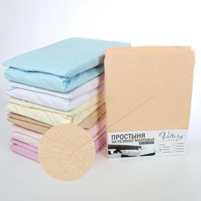 Простынь махровая PM persikovaya-200x200