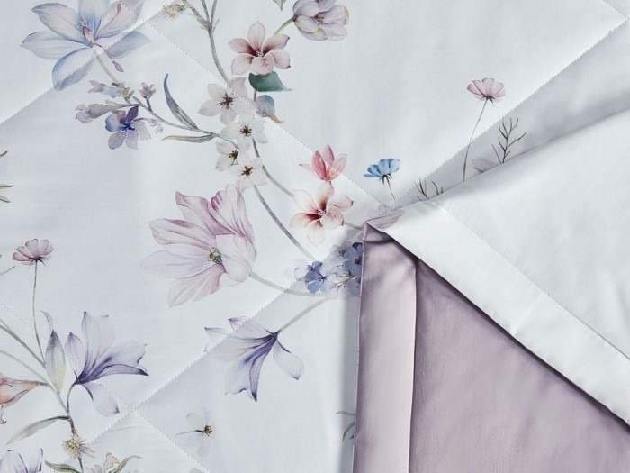 Комплект с летним одеялом семейный из египетского хлопка Premium, 1.5-спальный 160х220 см, 2179-OSPS