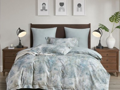 Комплект постельного белья Евро, фланель из египетского хлопка 2302-6