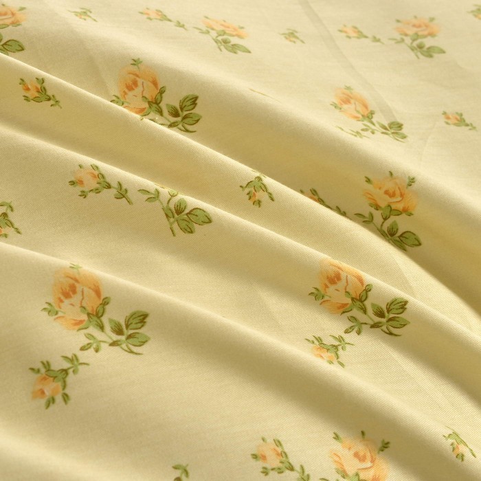 Бони (беж) Комплект постельного белья сатин Евро 4н