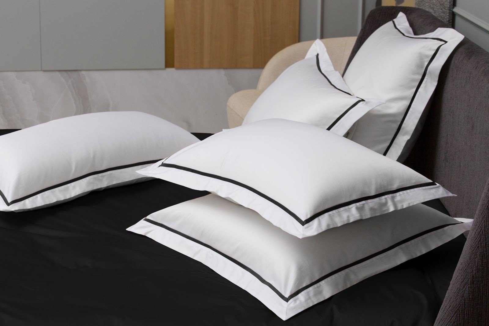 Наволочки с узкой отделкой Alpine Dark Onyx Allure Grass 50х70 (2шт)