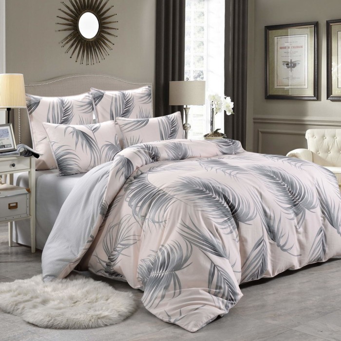 Флора (роз) Комплект постельного белья Сатин 2х