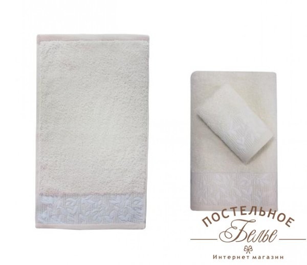 Полотенца ROSEBERRY PIKELI YAPRAK Cream-70x140