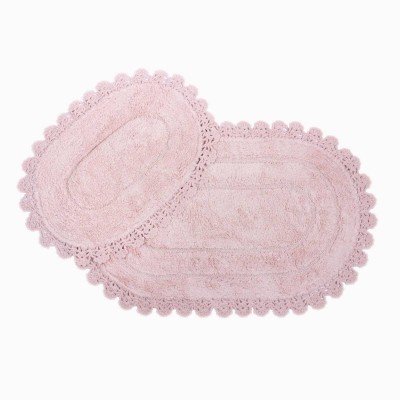 Коврик Arya С Гипюром 60Х100 2 Пр. Afro Розовый