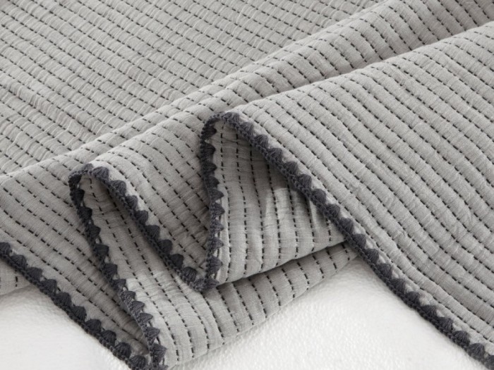 Плед Asabella хлопковый муслин, наполнитель искусственный шелк 180х220 см, 2403-OSL