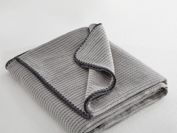 Плед Asabella хлопковый муслин, наполнитель искусственный шелк 180х220 см, 2403-OSL