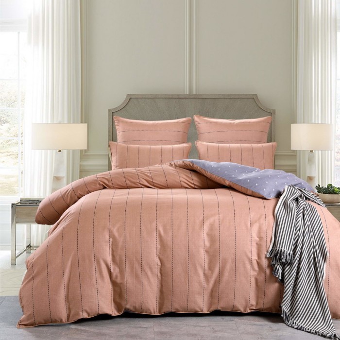 Кристиан (карамель) Комплект постельного белья сатин Евро 4н