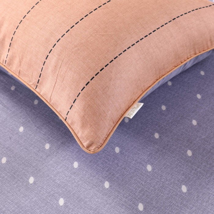 Кристиан (карамель) Комплект постельного белья сатин Евро 4н