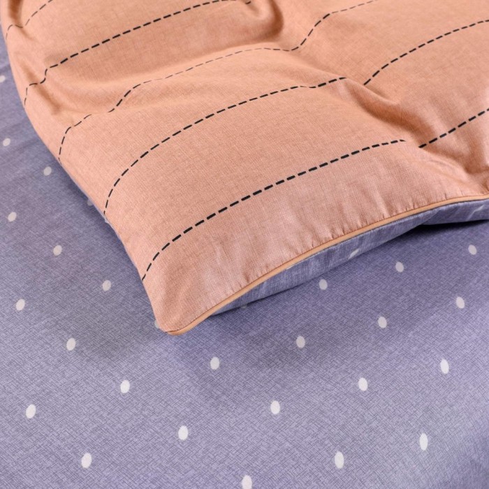 Кристиан (карамель) Комплект постельного белья сатин Евро 4н