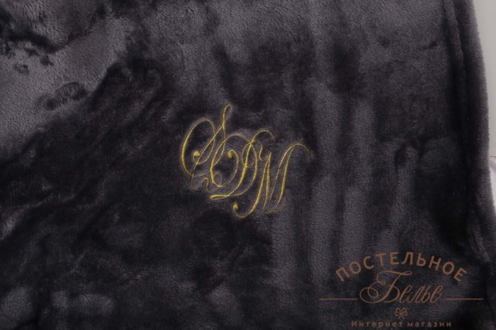 Bubble №4(темно-серый) Плед.220х230