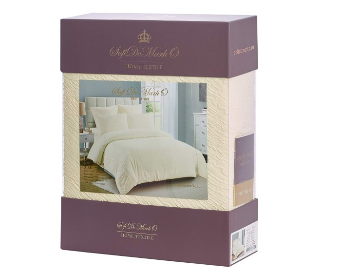Саманта (молоко) Комплект постельного белья жатка 7Е 4н