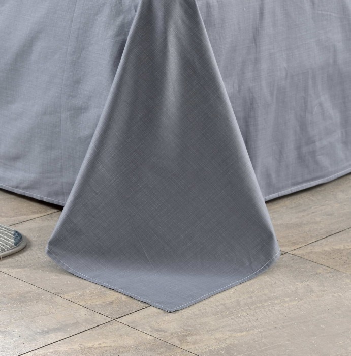 Аурика (голубая) Комплект постельного белья сатин Евро 4н