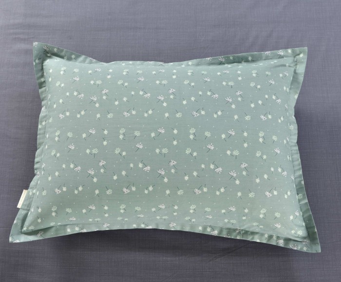 Аурика (голубая) Комплект постельного белья сатин Евро 4н