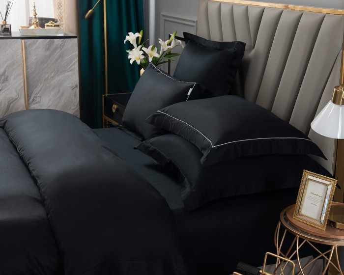 Дайкири (черная) 7Е Комплект постельного белья сатин