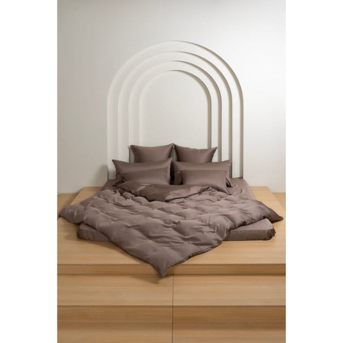 Простыня на резинке 180 х 200 х 40 Havana Brown Brilliant Grass