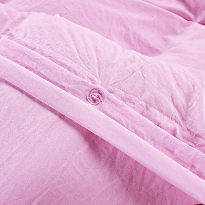 Луиза (розовая) Комплект постельного белья Жатка Евро 4н