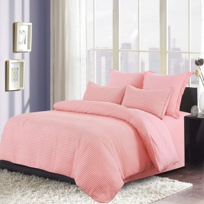 Мираж (персик) Комплект постельного белья жатка Евро 4н