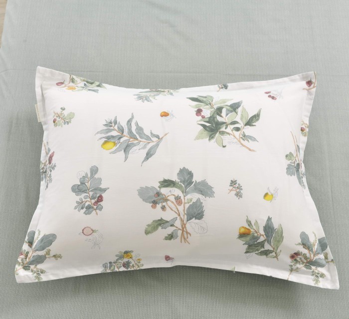 Спенсер (зеленый) Комплект постельного белья сатин 1.6