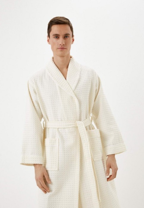 Герман (крем) L Халат вафельный