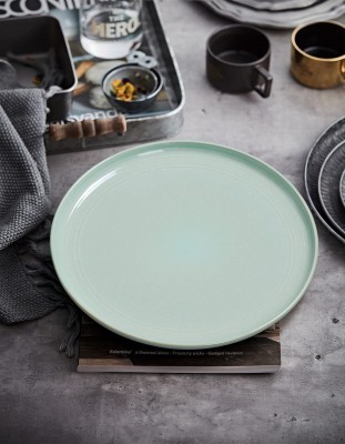 Глиняный набор персональных тарелок Arya Stoneware 4 ед Мятный