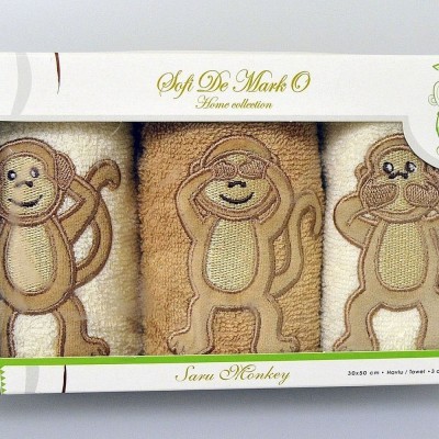 MONGO 30x50 см 1х3 салфетки махр. V1