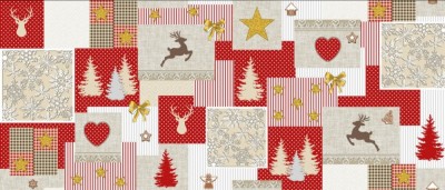 Полотенца вафельные 29051 вид 1-50x60 - 3шт в уп.