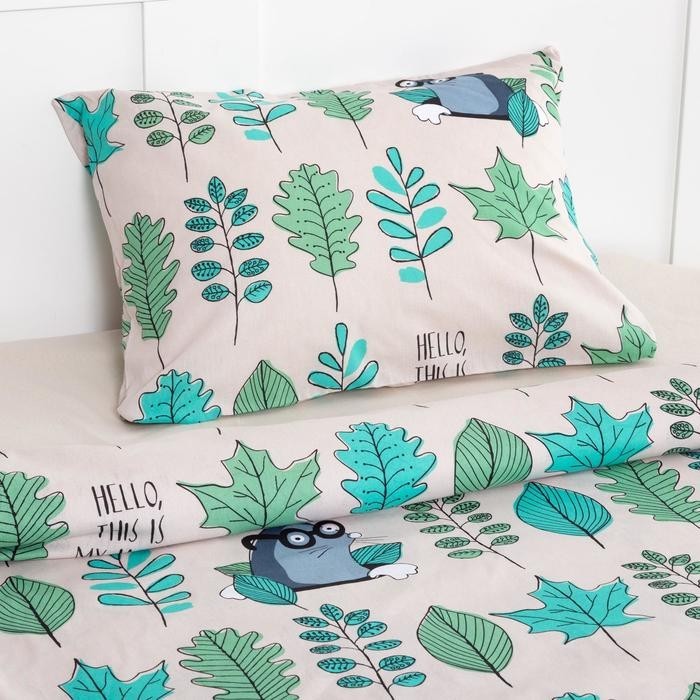 Постельное белье "Этель" 1.5 сп My home 143*215 см, 150*214 см, 50*70 см -1 шт,100% хл, бязь