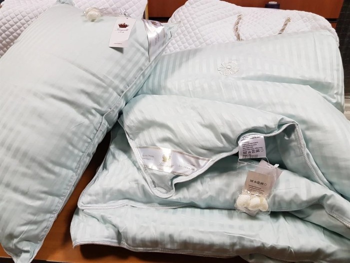 Одеяло Elisabette PREMIUM Kingsilk  всесезонное шелковое P-AA-150-1-Blue голубое