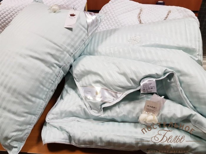 Одеяло Elisabette PREMIUM Kingsilk  всесезонное шелковое P-AA-150-1-Blue голубое