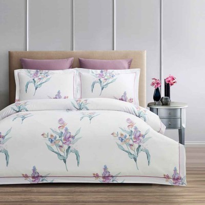 Постельное Белье Arya Exclusive полуторное 160X220 Calantha Белый, Сиреневый 
