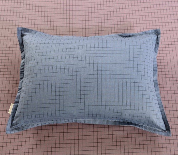 Диксан (голубой) Комплект постельного белья сатин Евро 4н