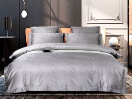 Постельное белье Asabella 1385-6 евро хлопковый жаккард