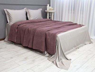 Покрывало махровое Готье (винный) 150х200см