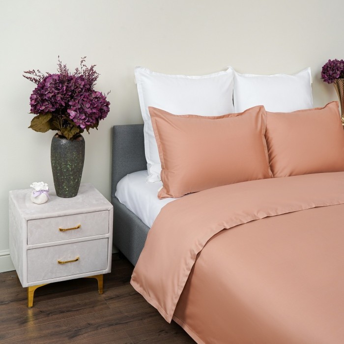 Селина (карамель) Комплект постельного белья 7Е