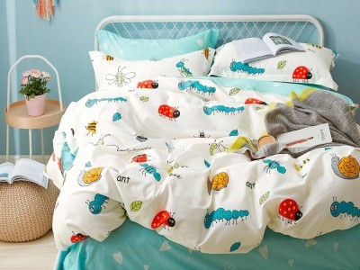 Постельное белье Asabella 1225-4XS полуторное печатный сатин