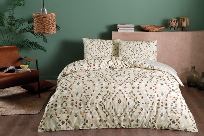 Постельное белье TAC RANFORCE JOAN полуторное бежевый