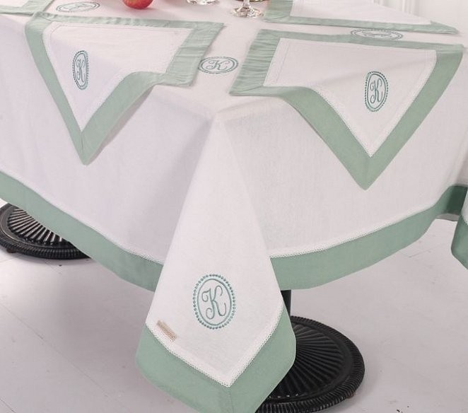 Салфетки Лен Бурже мави 40х40см