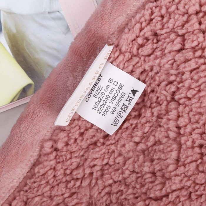 Флориан (пудра) Плед 160х220