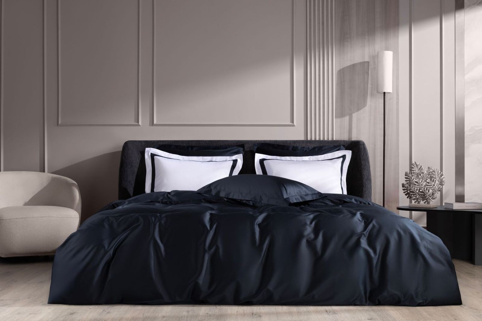 Наволочки с широкой отделкой Alpine Dark Onyx Allure Grass 50х70 (2шт)