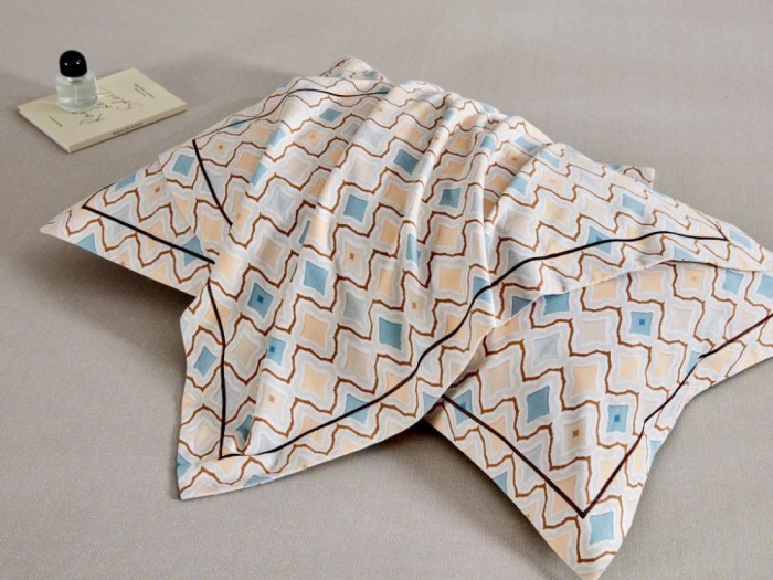 Постельное белье Asabella семейное, фланель 2102-7