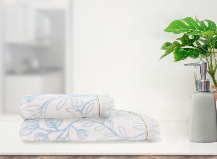 Полотенце велюровое Arya Amelia 50x90 Синий