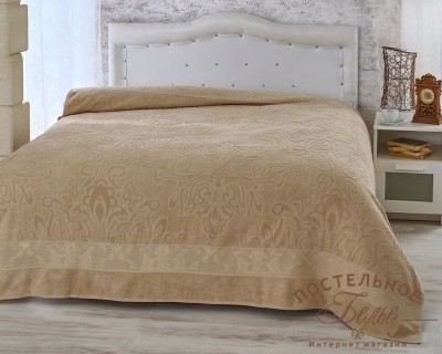 MEDUSA (капучино) Покрывало Махровое 200х220