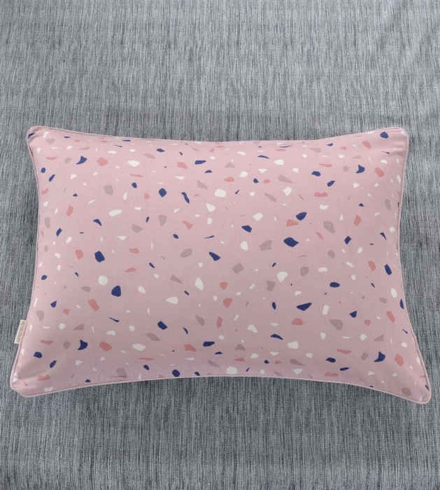 Гелия (розовая) Комплект постельного белья сатин Евро 4н