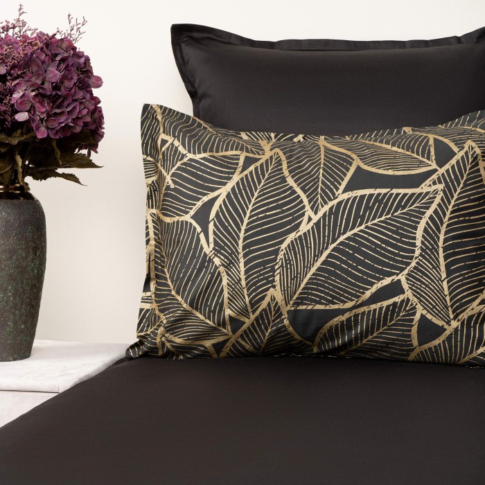 Беверли (черный) Комплект постельного белья сатин Евро 4н