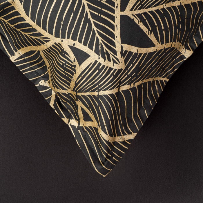 Беверли (черный) Комплект постельного белья сатин Евро 4н