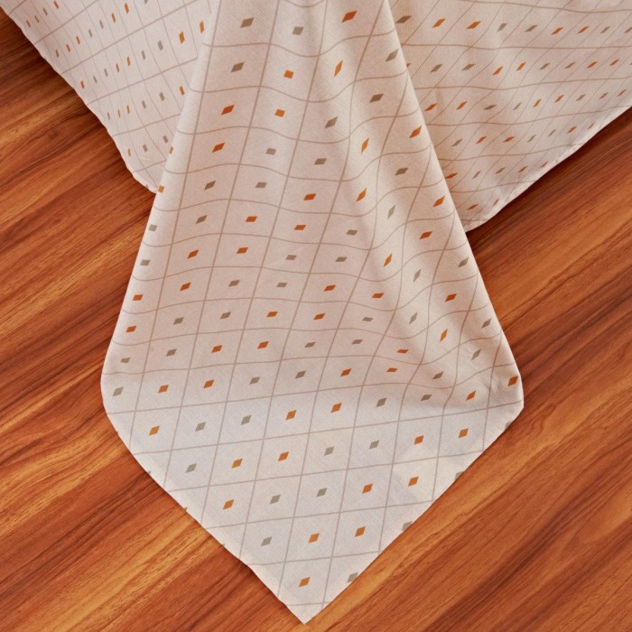 Петра (персик) Комплект постельного белья сатин Евро 4н