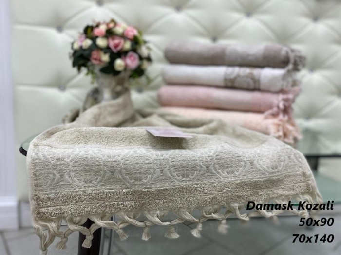 DAMASK KOZALI (кофе) 50x90-70х140 Комп. полотенец